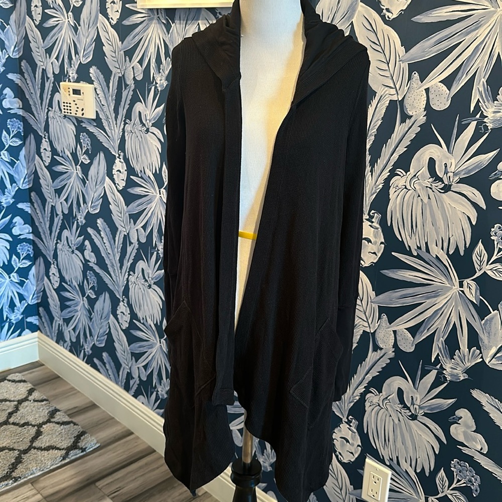 Splendid hooded thermal sweat jacket